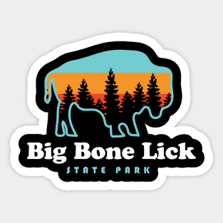 Big Bone Lick State Park Kentucky Bison Fossils Sticker